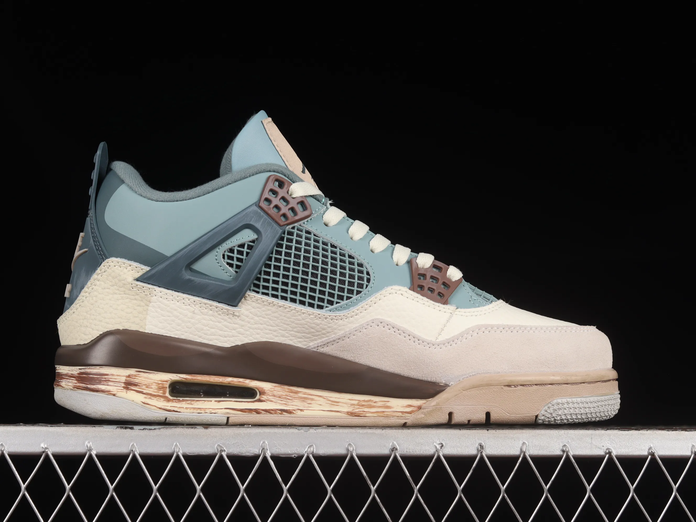 All categories Air Jordan Jordan series basketball shoes Air Jordan 4 KNCW x Air Jordan AJ4 Retro "Red Thunder" AJ4 Joe 4 customized basketball shoes